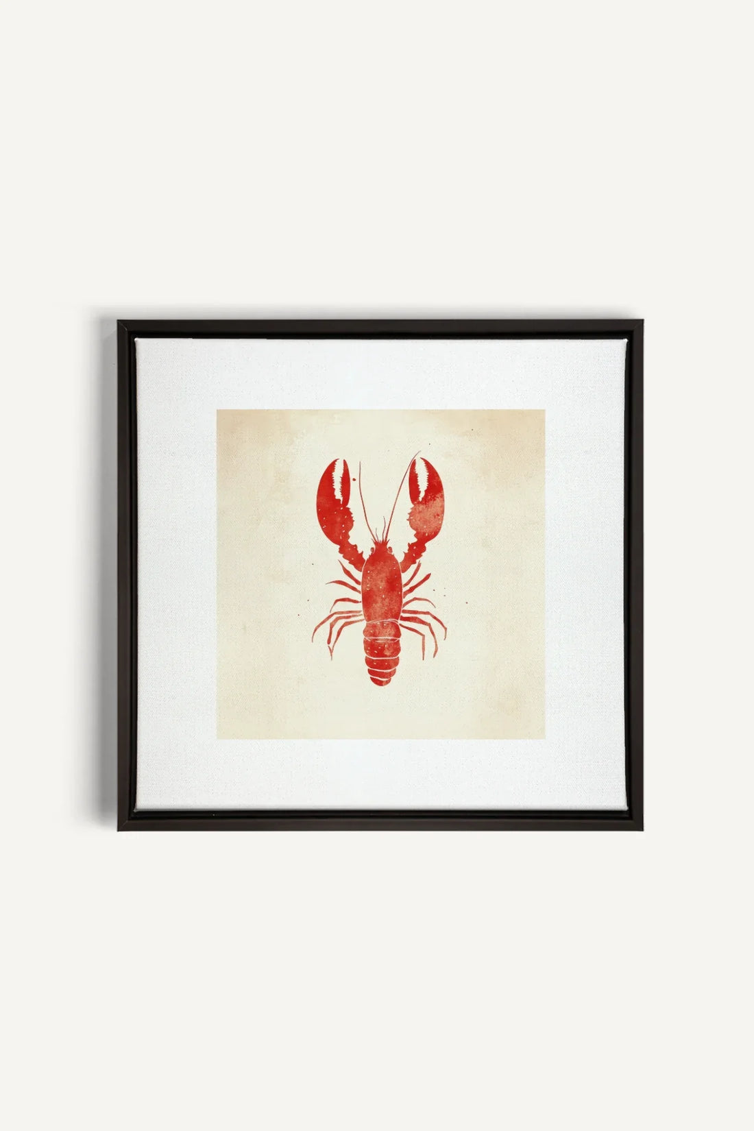 OLEKA CANVAS - CÔTE SALÉE, Oeuvre sur toile étirée, encadré Noir