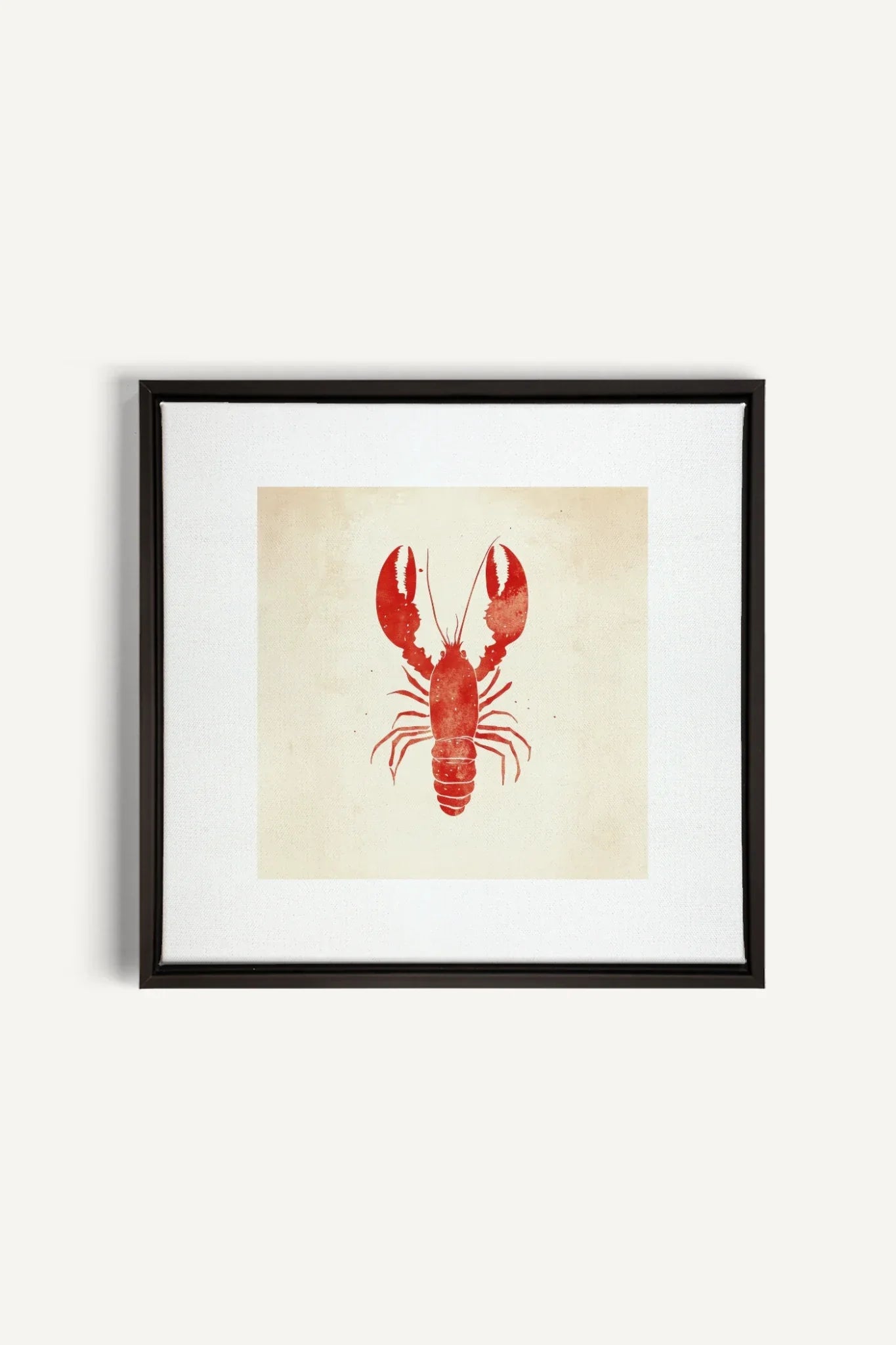 OLEKA CANVAS - CÔTE SALÉE, Oeuvre sur toile étirée, encadré Noir