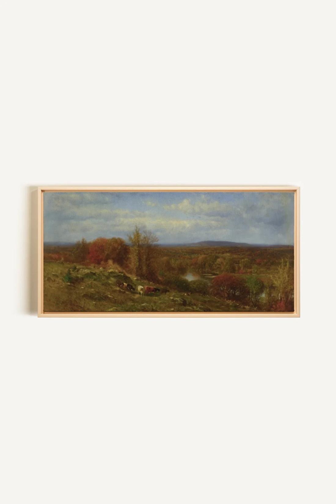COUNTRYGLOW GLOW, Artwork on stretched canvas, framed Natural Light