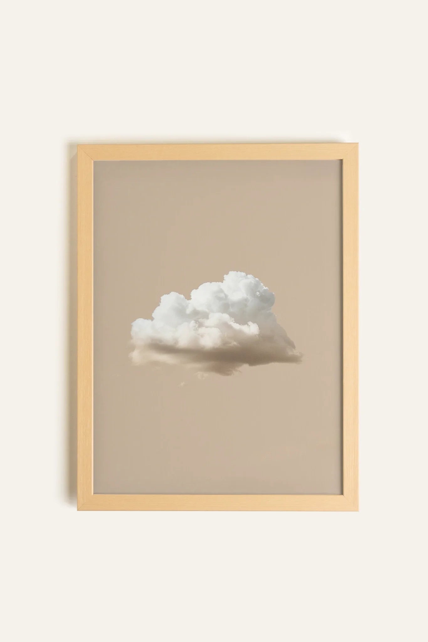 CREAM CLOUD, Toile Rigide