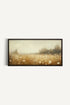 OLEKA CANVAS - Daisy Breeze, Oeuvre sur toile étirée, encadré Brun Noyer