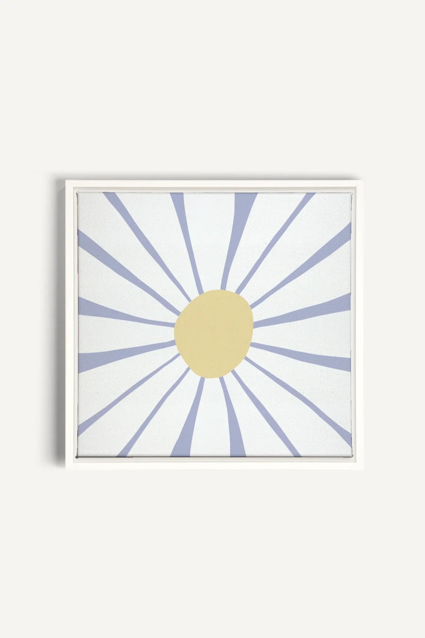 OLEKA CANVAS - DAISY DREAM, Oeuvre sur toile étirée, encadré Blanc