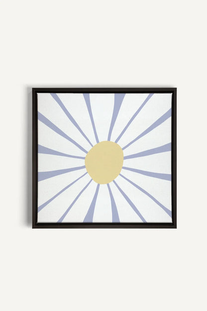 OLEKA CANVAS - DAISY DREAM, Oeuvre sur toile étirée, encadré Noir