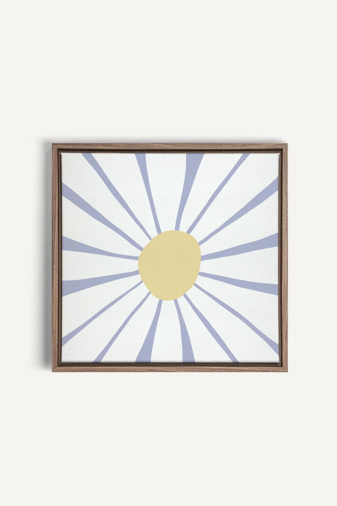 OLEKA CANVAS - DAISY DREAM, Oeuvre sur toile étirée, encadré Brun Chêne