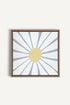 OLEKA CANVAS - DAISY DREAM, Oeuvre sur toile étirée, encadré Brun Chêne