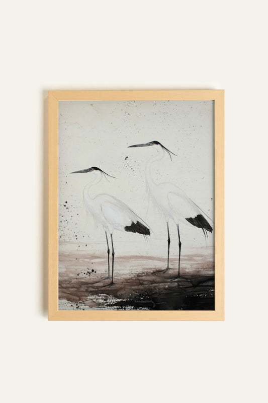 DANSE DES PLUMES, Toile Rigide