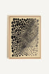 OLEKA CANVAS - DARK BURST, Oeuvre sur toile étirée, encadré Naturel Clair