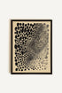 OLEKA CANVAS - DARK BURST, Oeuvre sur toile étirée, encadré Noir