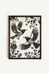 OLEKA CANVAS - DARK WINGS, Oeuvre sur toile étirée, encadré Noir