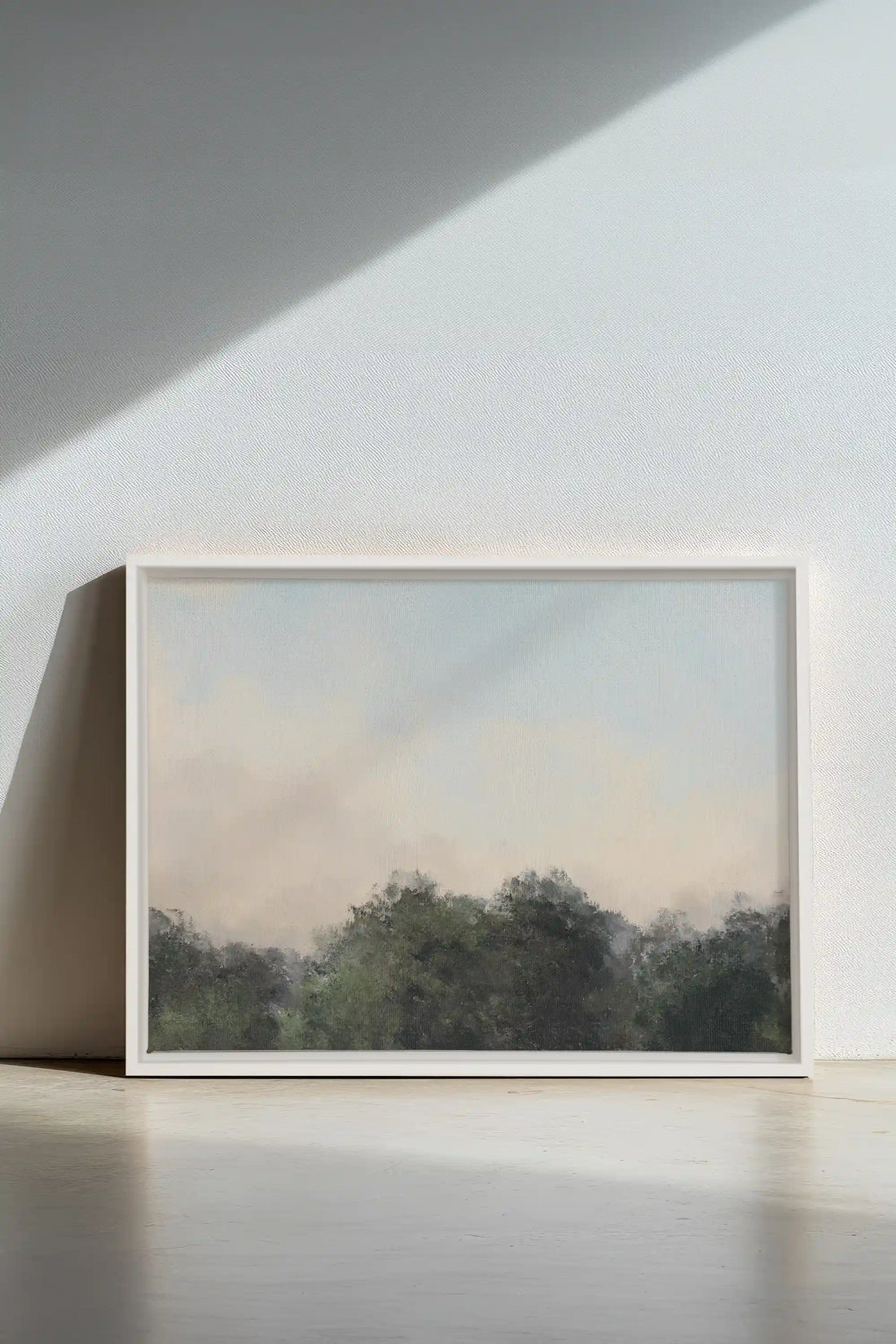 DAWN II, Oeuvre sur toile étirée, encadré Blanc