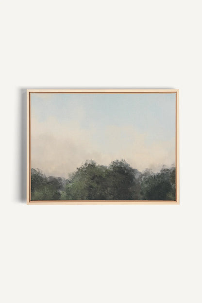 DAWN II, Oeuvre sur toile étirée, encadré Naturel Clair