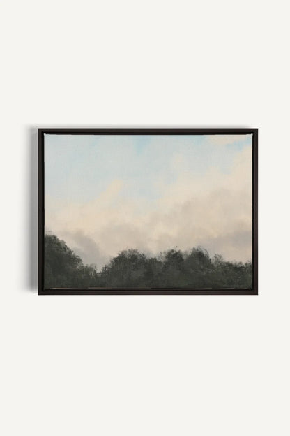 OLEKA CANVAS - DAWN, Oeuvre sur toile étirée, encadré Noir