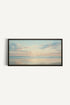 OLEKA CANVAS - DAWN OF PEACE, Oeuvre sur toile étirée, encadré Brun Noyer