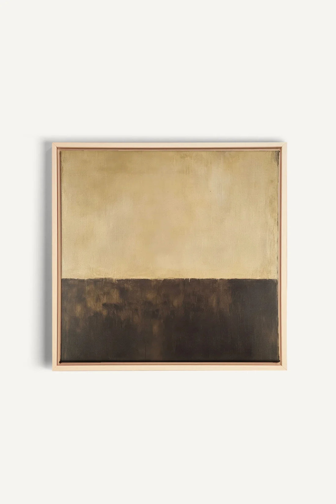 OLEKA CANVAS - DEEP CALM, Oeuvre sur toile étirée, encadré Naturel Clair