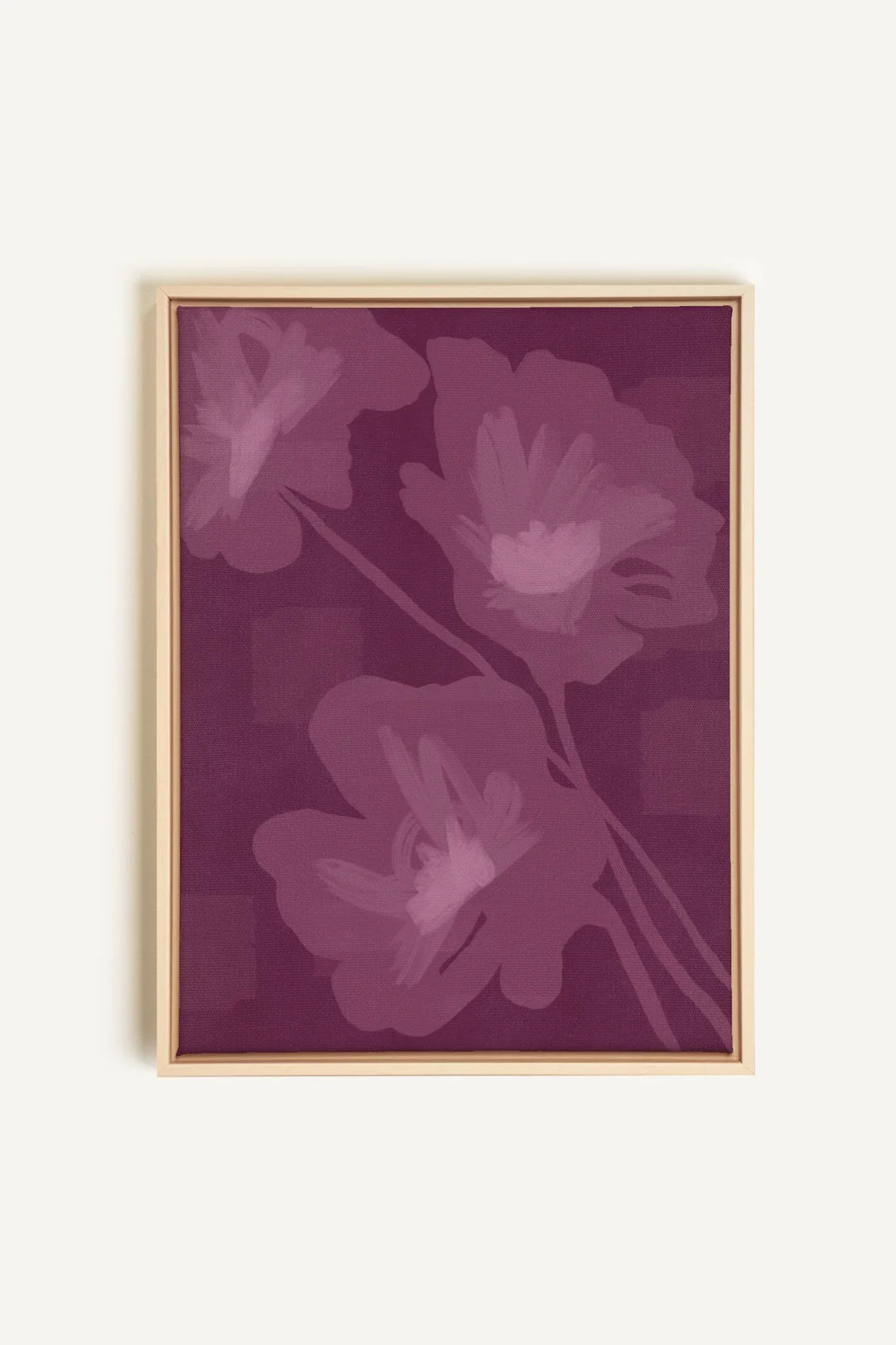 OLEKA CANVAS - DEEP HARMONY, Oeuvre sur toile étirée, encadré Naturel Clair