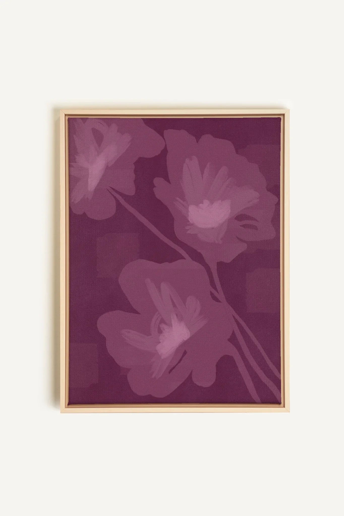 OLEKA CANVAS - DEEP HARMONY, Oeuvre sur toile étirée, encadré Naturel Clair
