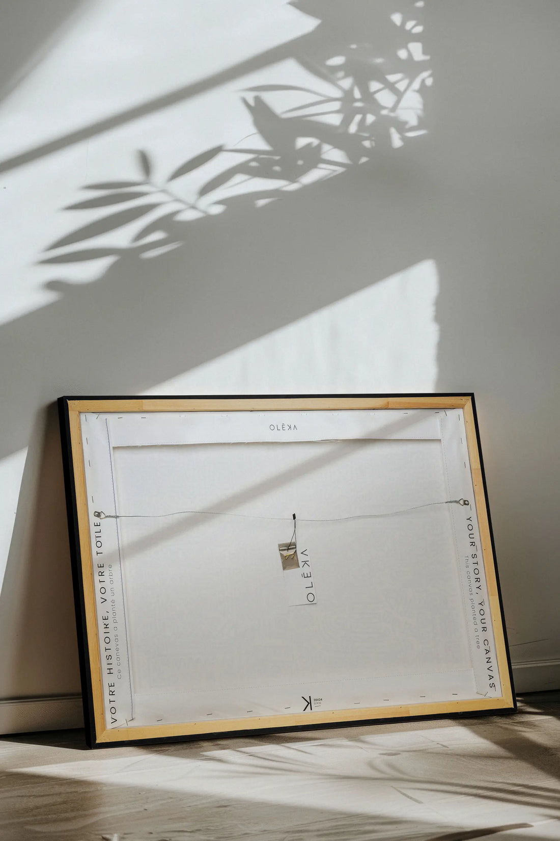 OLEKA CANVAS - DAWN, Oeuvre sur toile étirée, encadré Naturel Clair