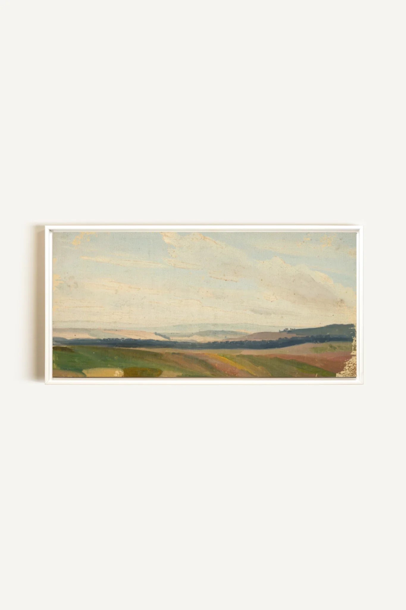 DREAMLIGHT, Artwork on stretched canvas, framed in white