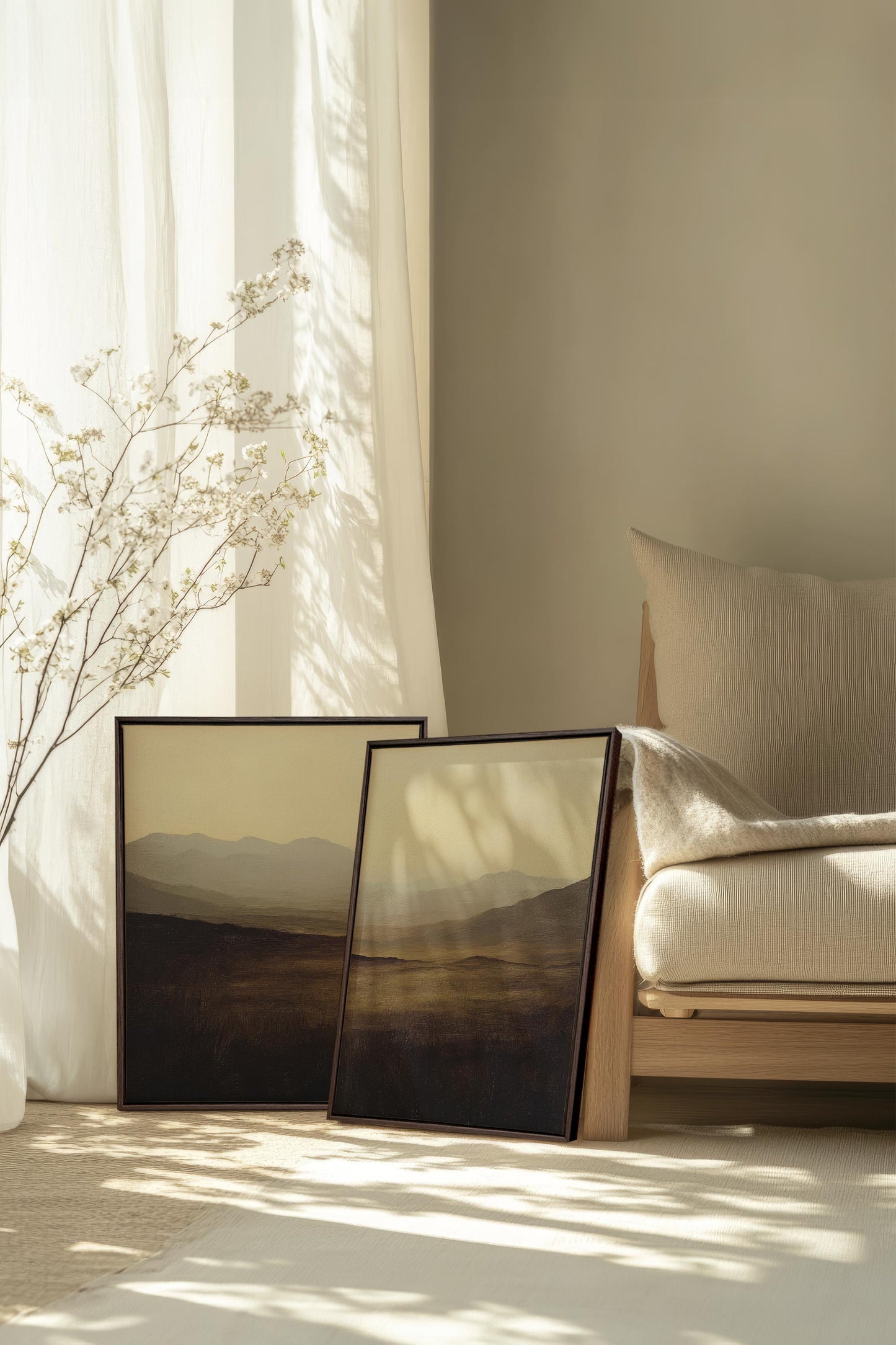 DISTANT DREAMS DUO (2 Oeuvres sur toile étirée)