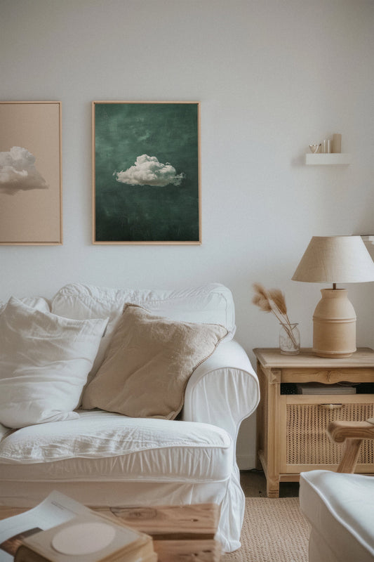 CLOUD SET (2 Works on stretched canvas)