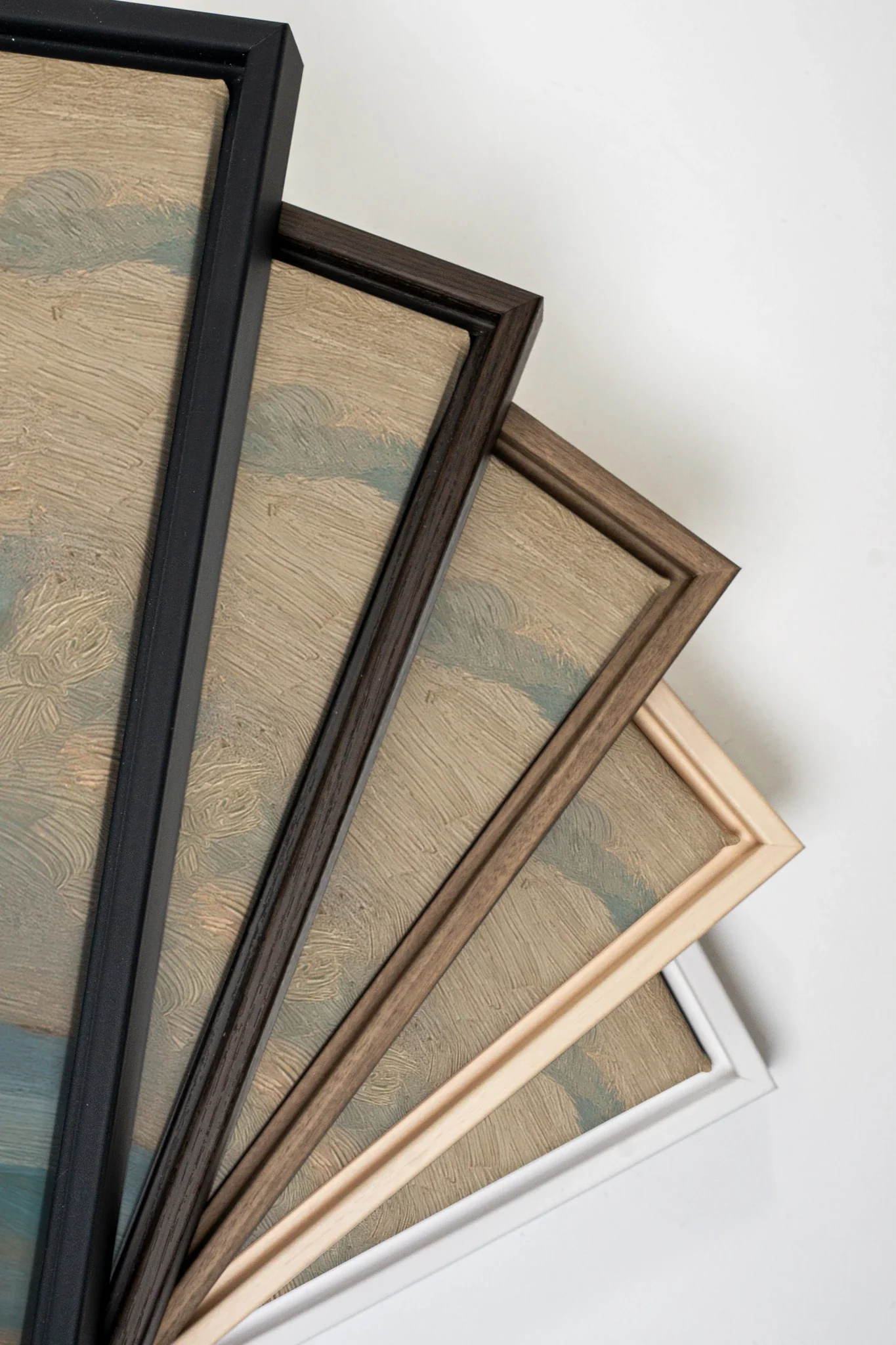 DUO RIVES DE SABLE, 2 Oeuvres sur toile étirée, encadré Noir