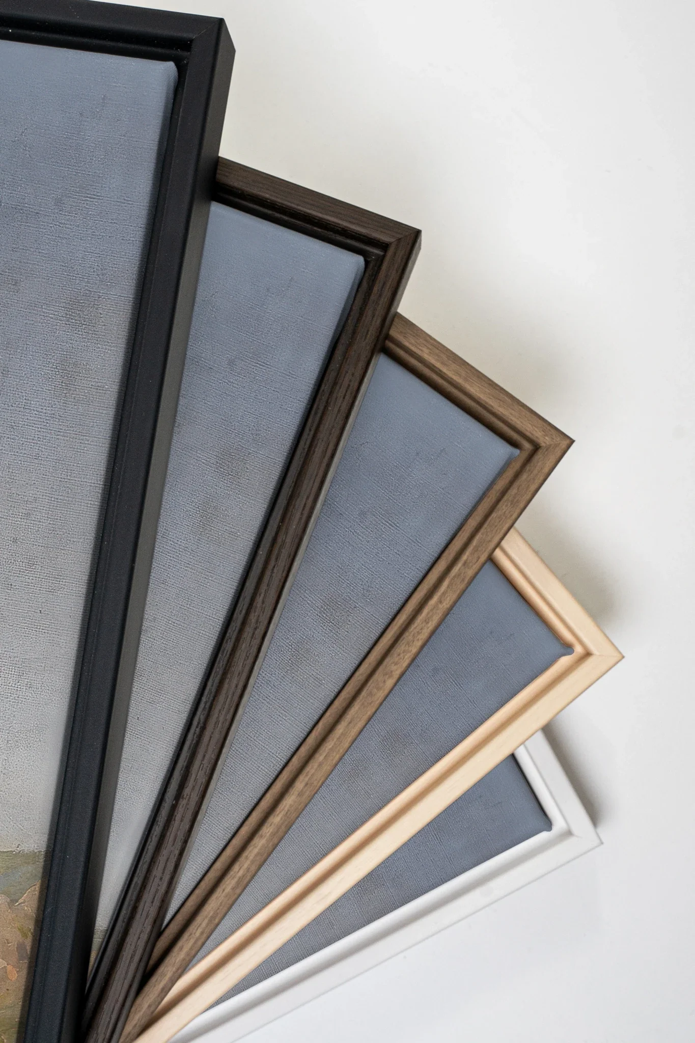 DUO SOURCE SAUVAGE, 2 Oeuvres sur toile étirée, encadré Brun Noyer