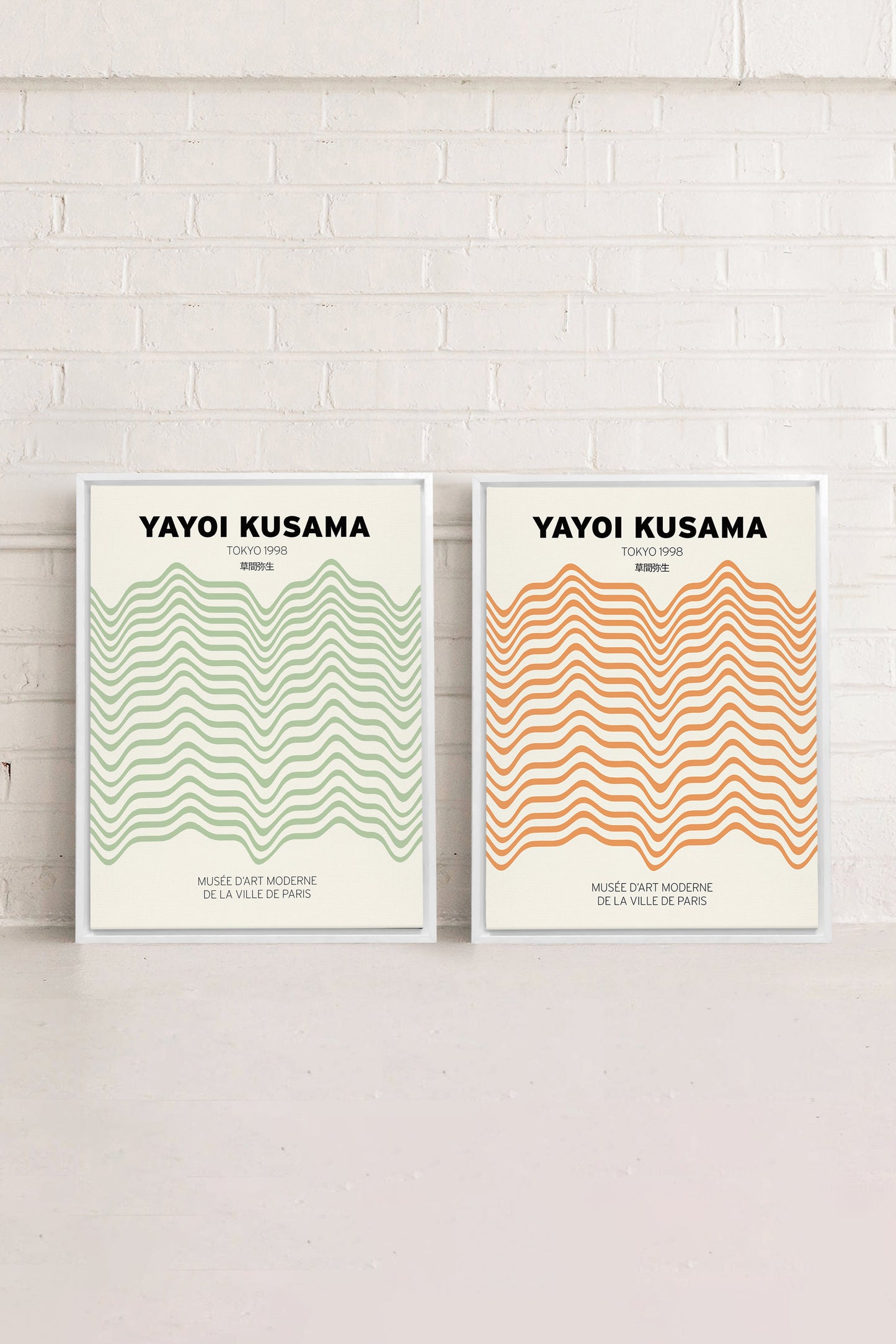 YAYOI COMBINATION (2 works on stretched canvas)