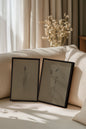 DUO ESPRIT SAUVAGE (2 works on stretched canvas)