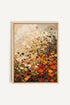 OLEKA CANVAS - EARTH & FIRE, Oeuvre sur toile étirée, encadré Naturel Clair