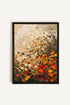 OLEKA CANVAS - EARTH & FIRE, Oeuvre sur toile étirée, encadré Noir