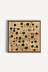 OLEKA CANVAS - EARTHLY CONSTELLATION, Oeuvre sur toile étirée, encadré Brun Chêne