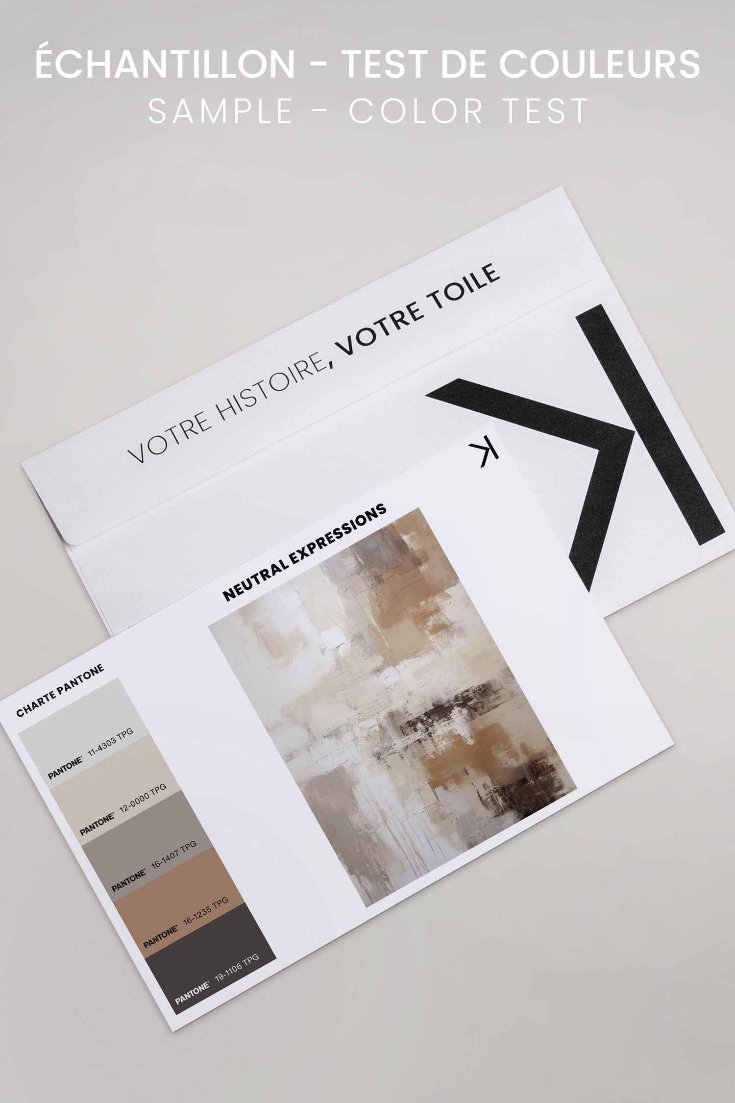 NEUTRAL EXPRESSIONS, Oeuvre sur toile étiré