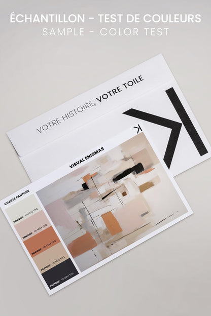 VISUAL ENIGMAS, Oeuvre sur toile étiré