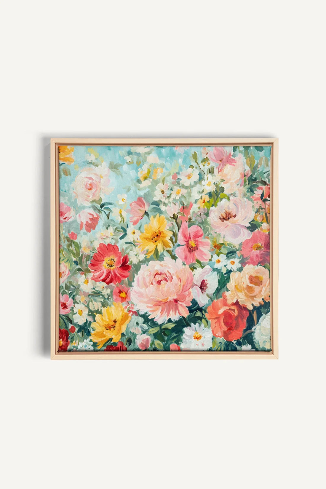 ÉCLAT DE SAISON, Artwork on stretched canvas, framed Natural Light