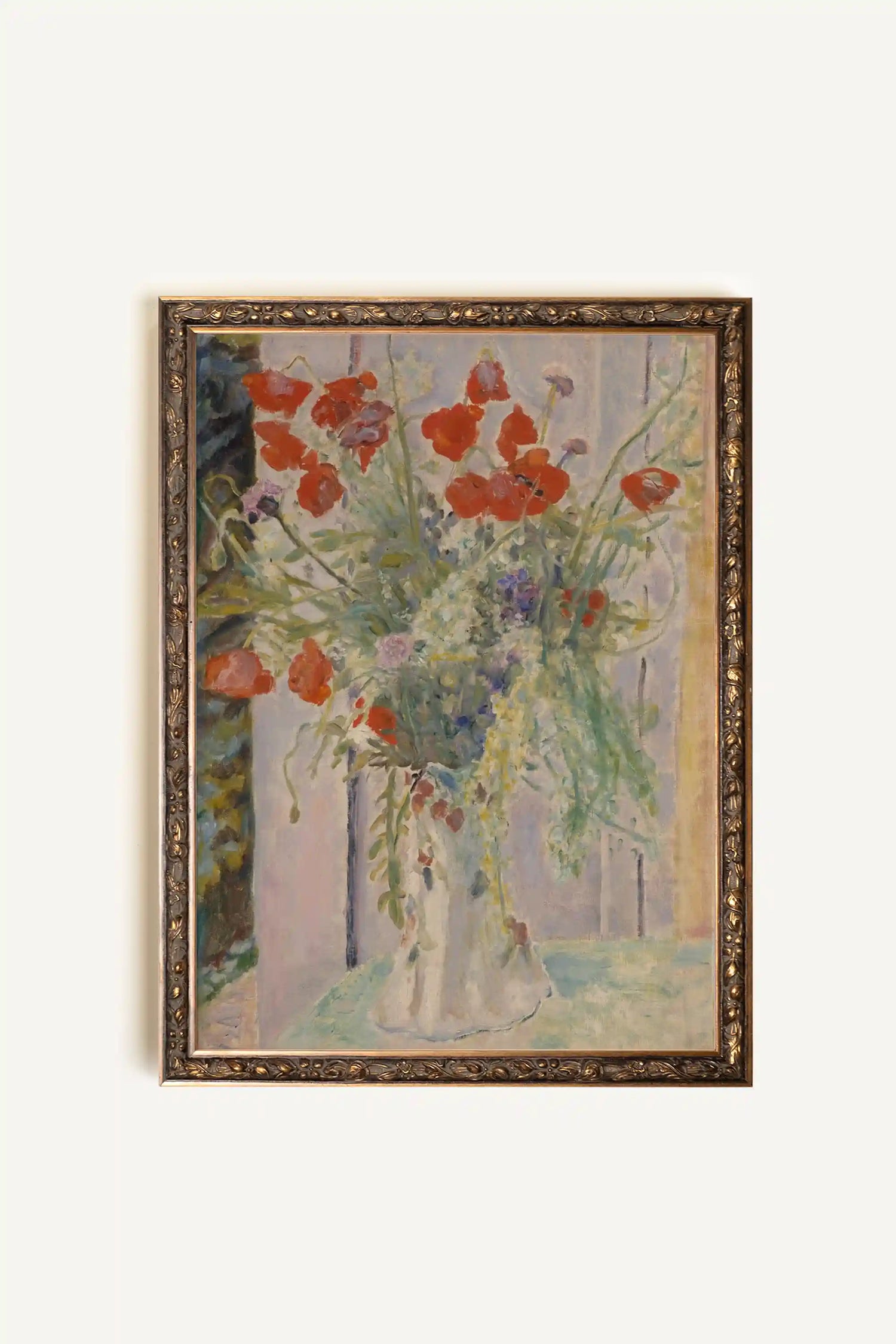 ÉCLATS DE PRINTEMPS, Oeuvre sur toile rigide, encadré Vintage Bronze