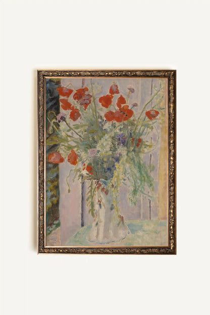 ÉCLATS DE PRINTEMPS, Oeuvre sur toile rigide, encadré Vintage Bronze