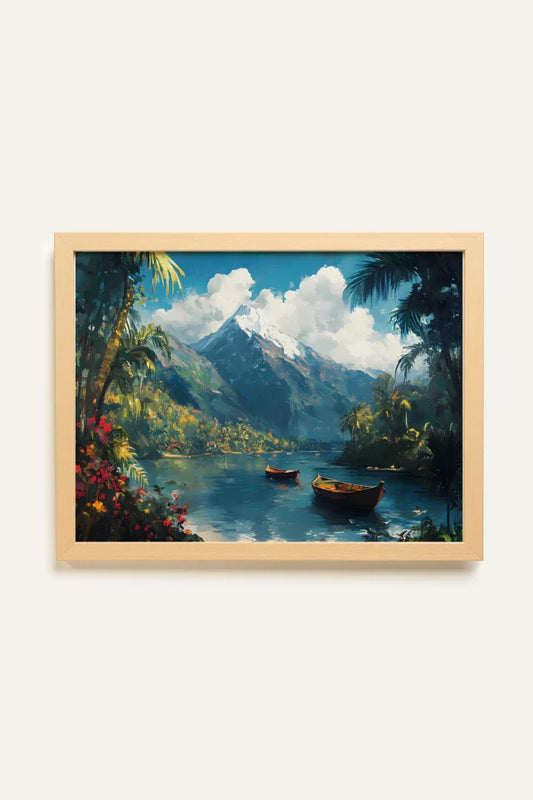 EMERALD LAGOON, Toile Rigide