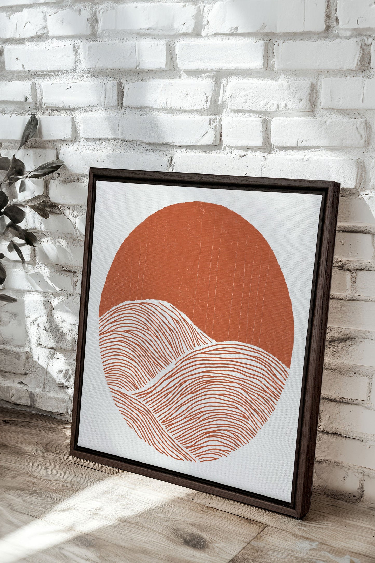 EARTH WAVES, Oeuvre sur toile étirée