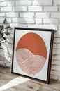 EARTH WAVES, Oeuvre sur toile étirée
