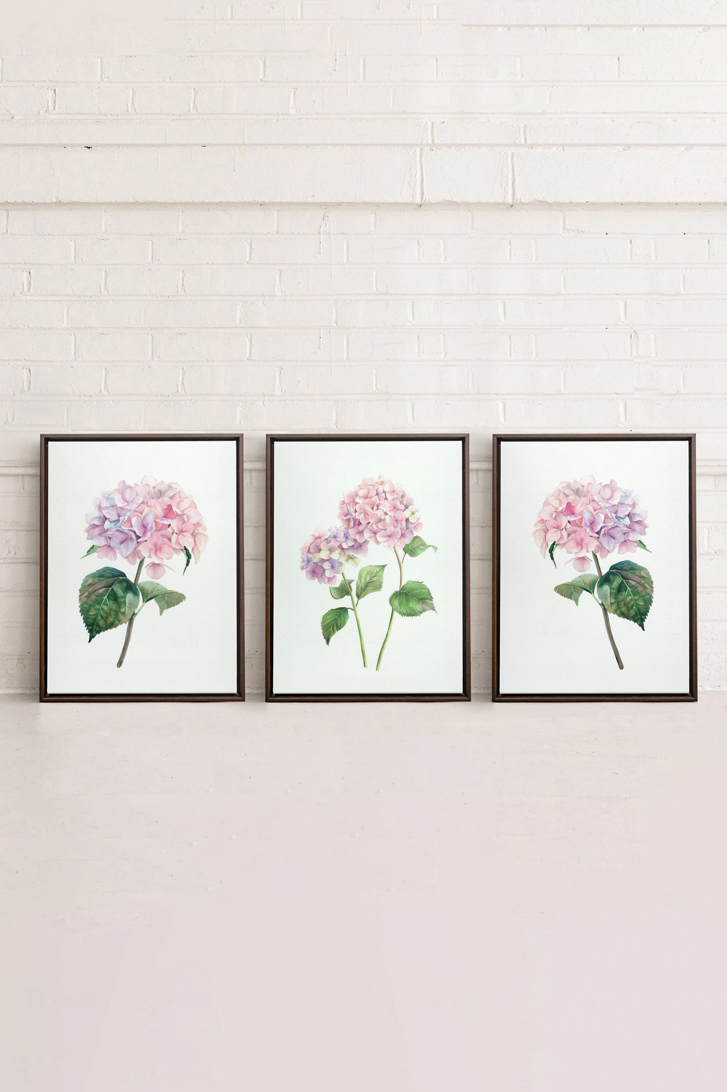 BLOSSOMING TRIO (3 works on stretched canvas)