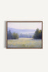 OLEKA CANVAS - ÉVEIL CHAMPÊTRE, Oeuvre sur toile étirée, encadré Brun Chêne