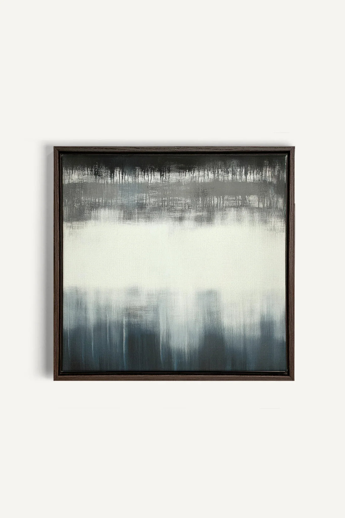 OLEKA CANVAS - FADING LIGHT, Oeuvre sur toile étirée, encadré Brun Noyer