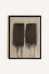 OLEKA CANVAS - FADING SHADOWS, Oeuvre sur toile étirée, encadré Noir