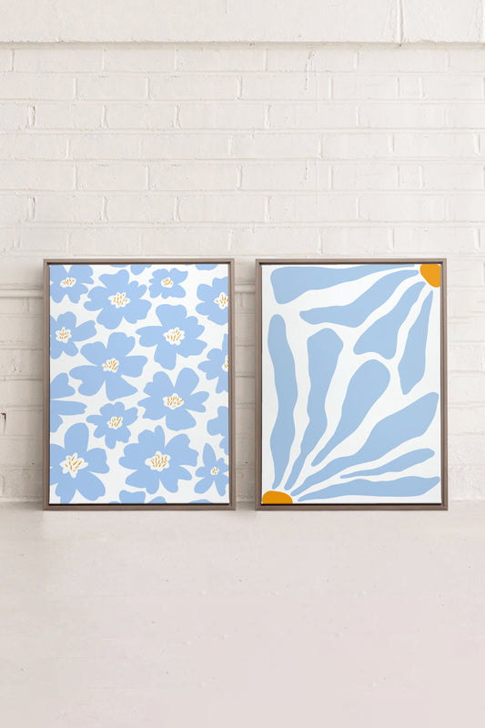 BOTANICAL FANTAISY (2 works on stretched canvas)