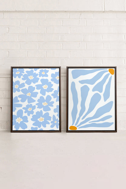 BOTANICAL FANTAISY (2 works on stretched canvas)