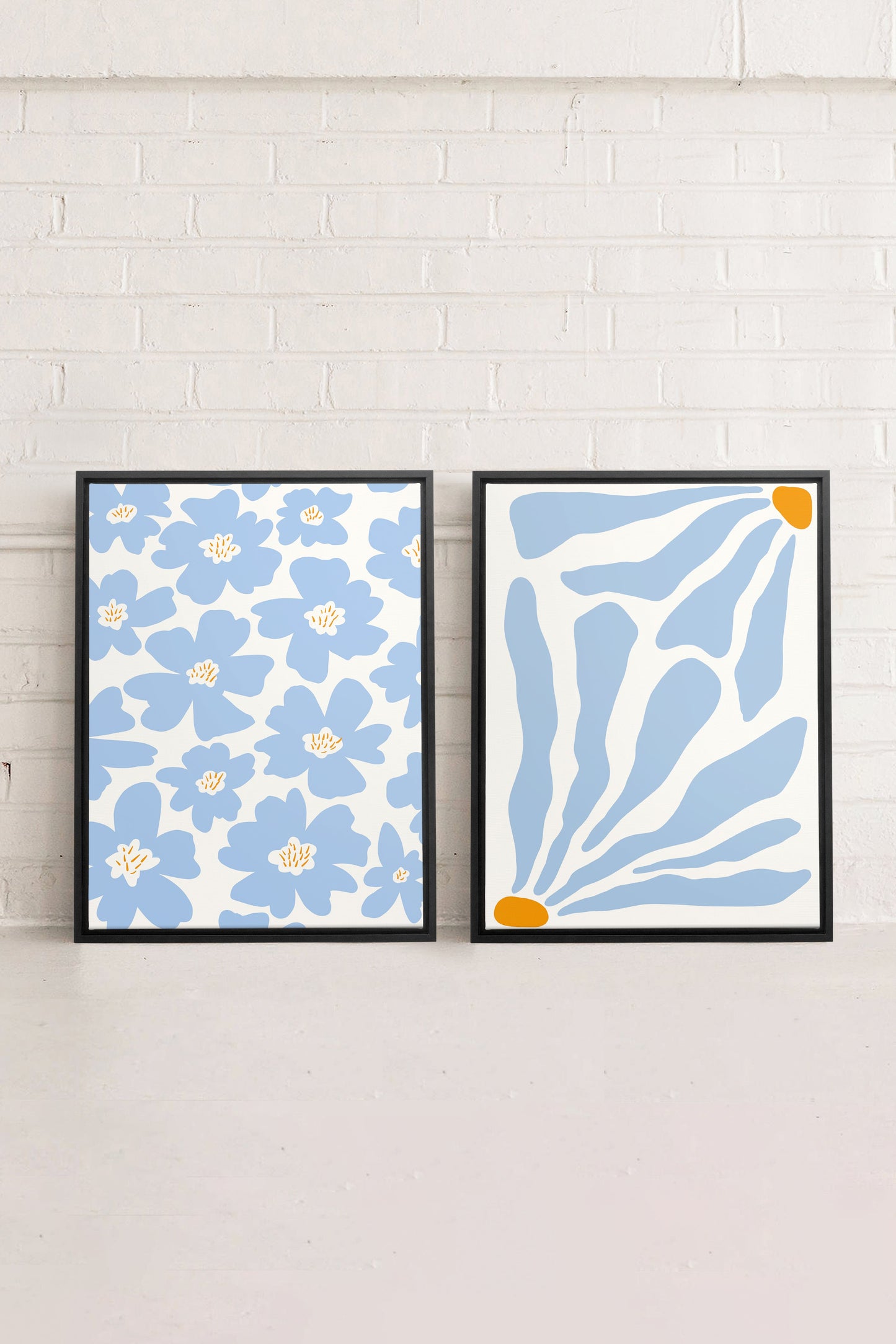 BOTANICAL FANTAISY (2 works on stretched canvas)