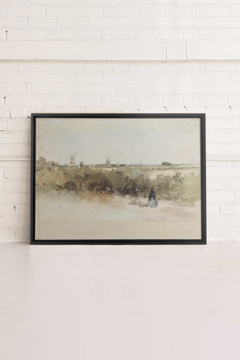 VINTAGE FARMHOUSE II, Work on stretched canvas