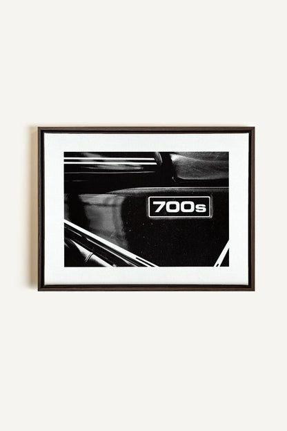 OLEKA CANVAS - FAST LANE, Oeuvre sur toile étirée, encadré Brun Noyer