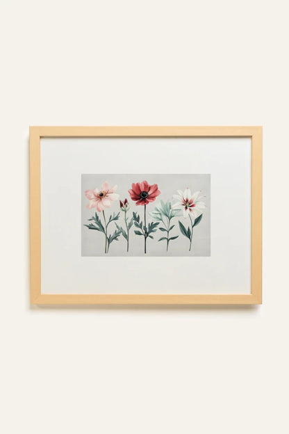FLEURS DE SAISON, Toile Rigide