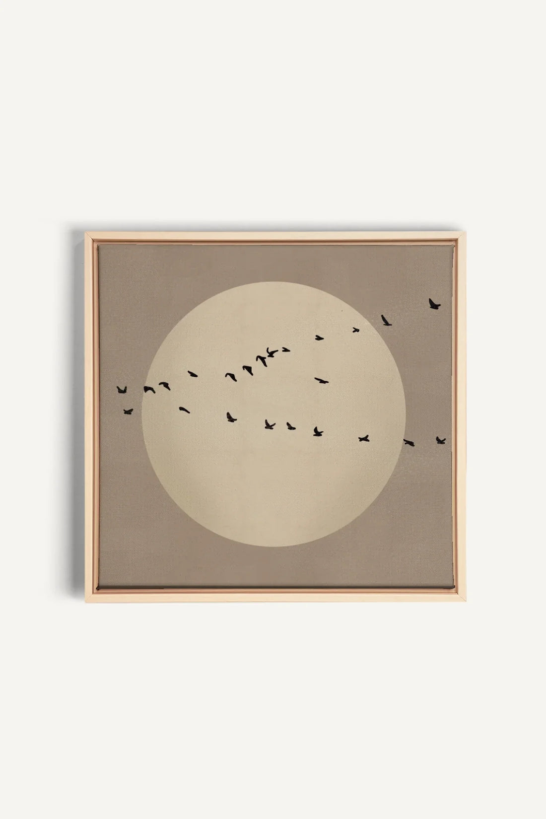 OLEKA CANVAS - FLIGHT OF LIGHT, Oeuvre sur toile étirée, encadré Naturel Clair